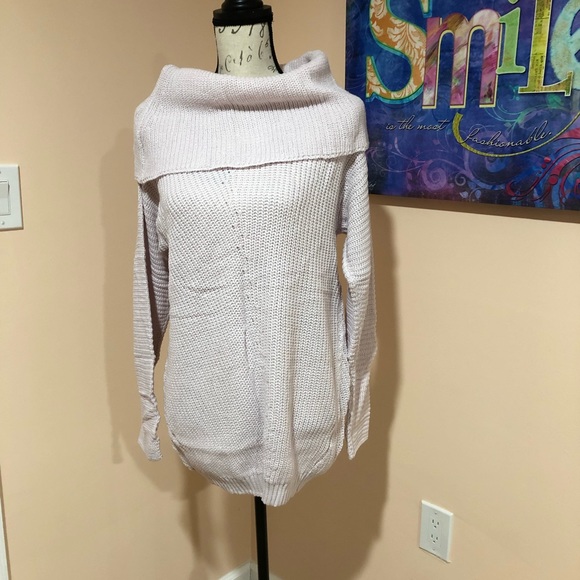 JULIE Purple Hint one shoulder sweater - Picture 4 of 4